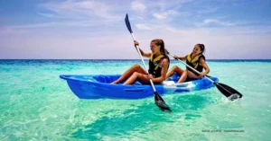 water activities in the Maldives Island Treks lagoon