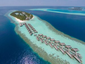 Maldives island experiences Island Treks lagoon view